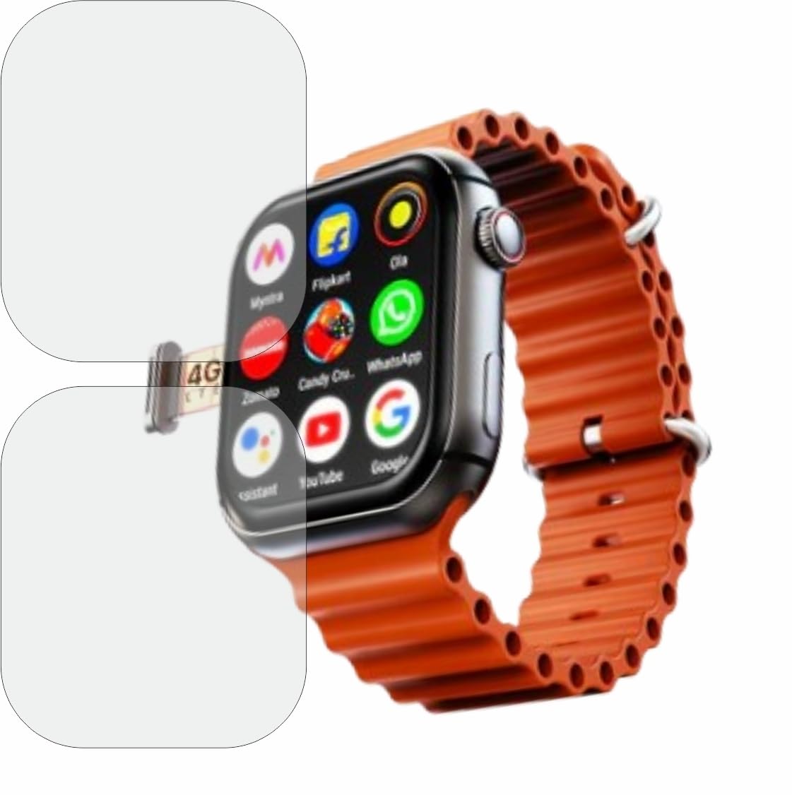 MOBLING Screen Protector Compatible With Fire Boltt Dream Smartwatch, Full Coverage TPU Fiber Screen Guard not a Tempered Glass (Pack of 2) (B0CYWB12DT) Amazon Price History, Amazon Price Tracker