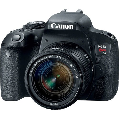 Cámara DSLR Canon EOS Rebel T7i con lente 18-55mm y memoria 32GB miniatura 2
