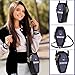 Wednesday Crossbody Bag for Girls Teens Women Fanny Pack with Detachable Straps Sling Bag Gothic Mini Backpack for Travel Fashion Cosplay Gifts