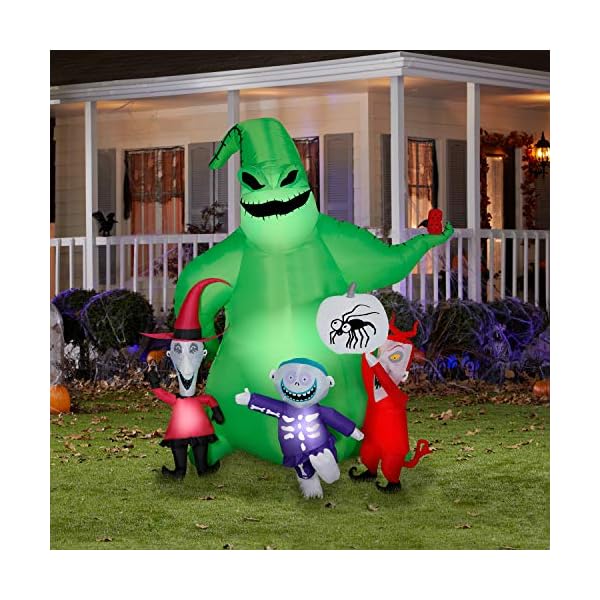 Gemmy Halloween Inflatable 7' Oogie Boogie Nightmare Before Christmas