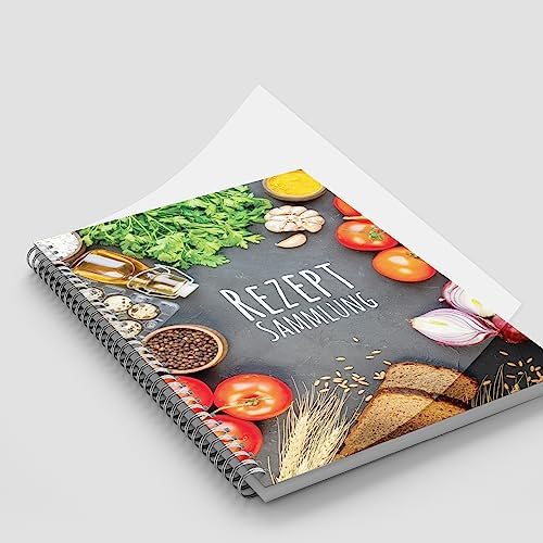 BIROYAL Rezeptbuch A5 Zum Selberschreiben - Kochbuch Für 100 Lieblingsrezepte