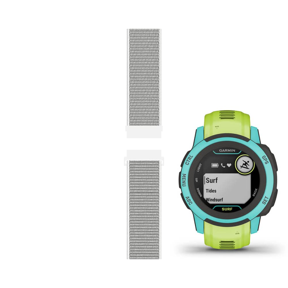 LuxuryJOY Sport Mesh Strap compatible with Garmin Instinct 2S/E 40mm Replacement Bands Quick Release Wristband - 13#, Medium-image-15