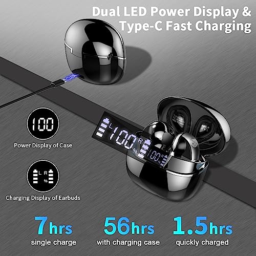 Auriculares-Inalambricos-Auriculares-Bluetooth-53-HiFi-Estereo-con-4-ENC-Mics-2023-Cascos-Inalambricos-Bluetooth-Reduccion-de-Ruido-56H-LED-Pantalla-In-Ear-Auriculare-IP7-Impermeable-Carga-Rapida