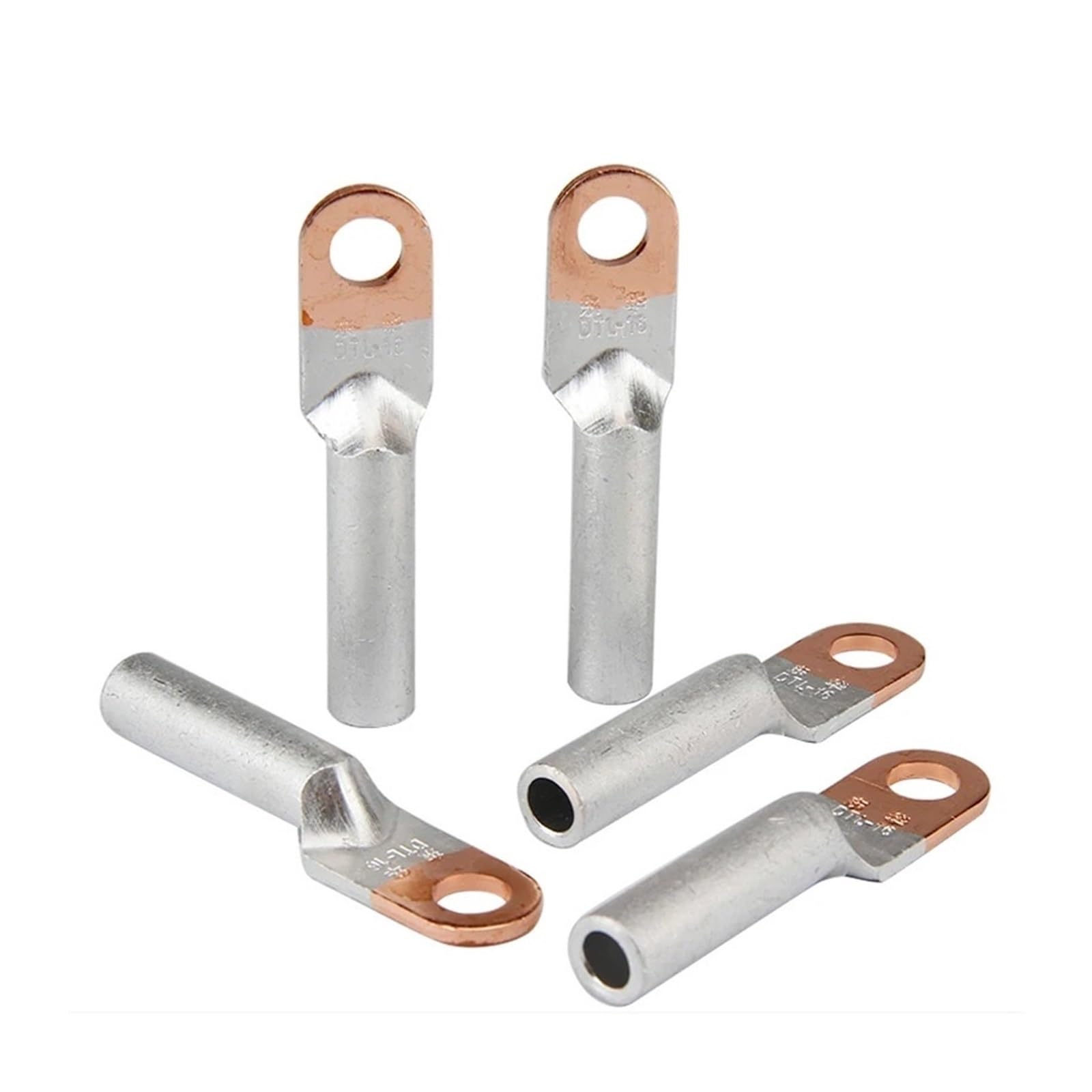 Terminal de compresión DTL-95 bimetálico de alta conductividad para cables eléctricos