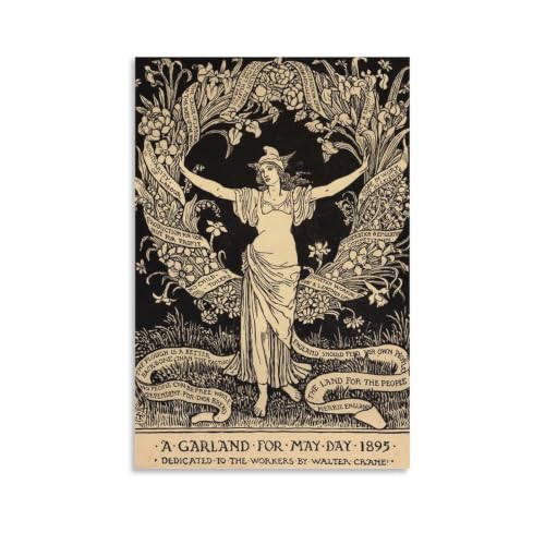 Tableaux Décoratifs Pour Chambre Walter Crane Impression Artistique Mai