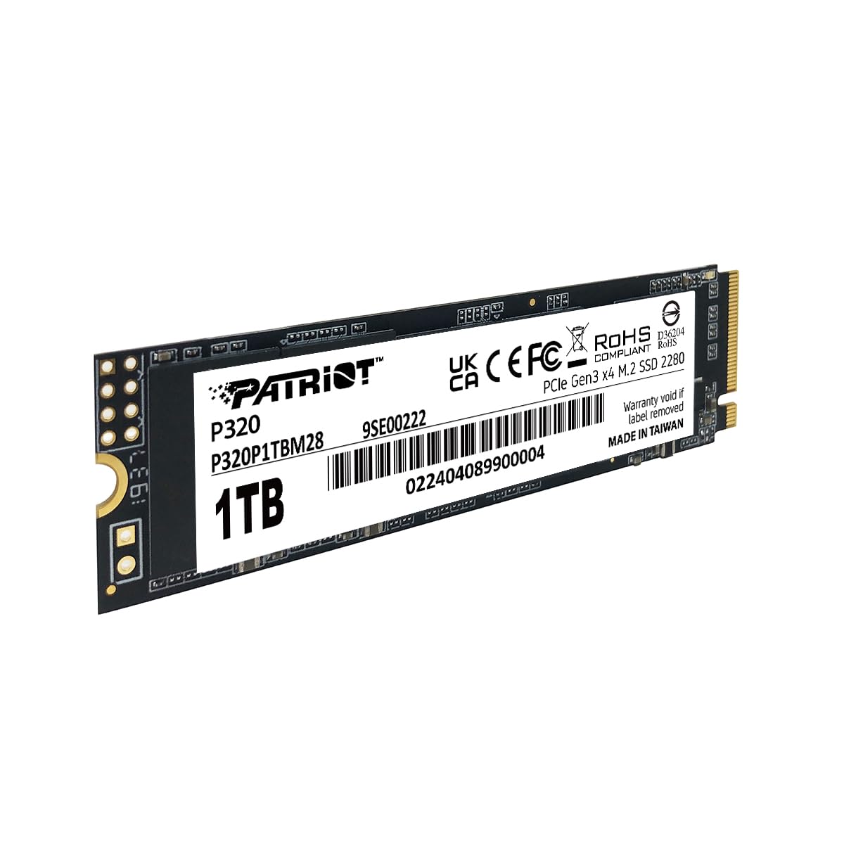 Amazon.com: Patriot Memory P320 1TB Internal SSD - NVMe PCIe Gen