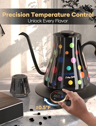 Tetera Eléctrica Cocinare Confetti 0.9L Acero Inoxidable miniatura 6