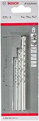 Bosch Jogo Broca CYL-1 para concreto Ø5-6-8 mm