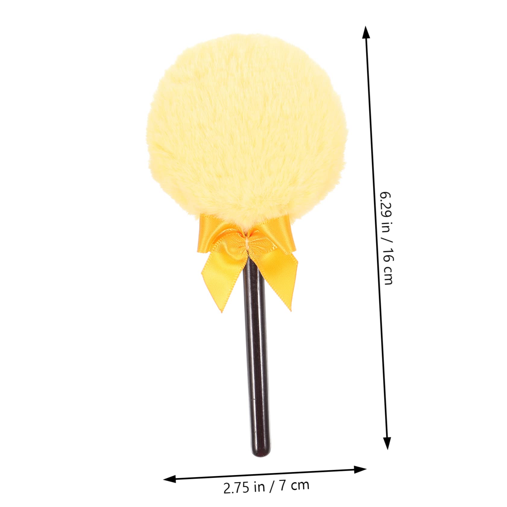 MERRYHAPY Body Powder Puff Handle Lollipop Shape Makeup Puff Fluffy and Soft for Delicate