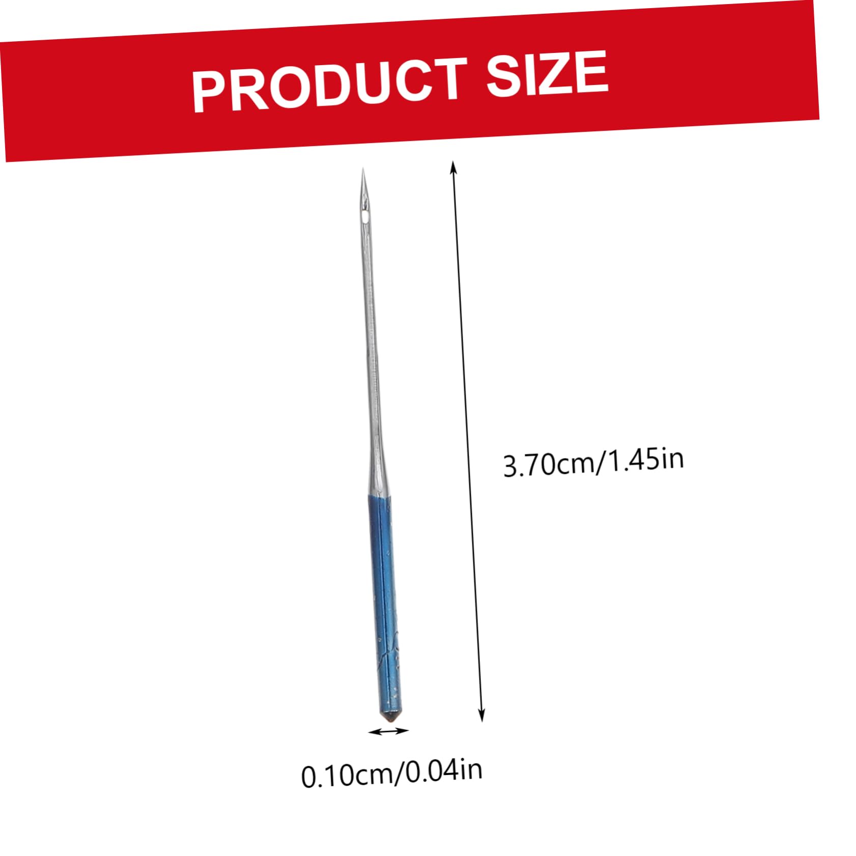 NUOBESTY Agujas De Metal Para Máquinas De Coser 50 Piezas, Multiusos y Anti-saltos, Compatibles Telas Elásticas, Herramientas De Costura Profesionales Para Uso Doméstico y Artesanal