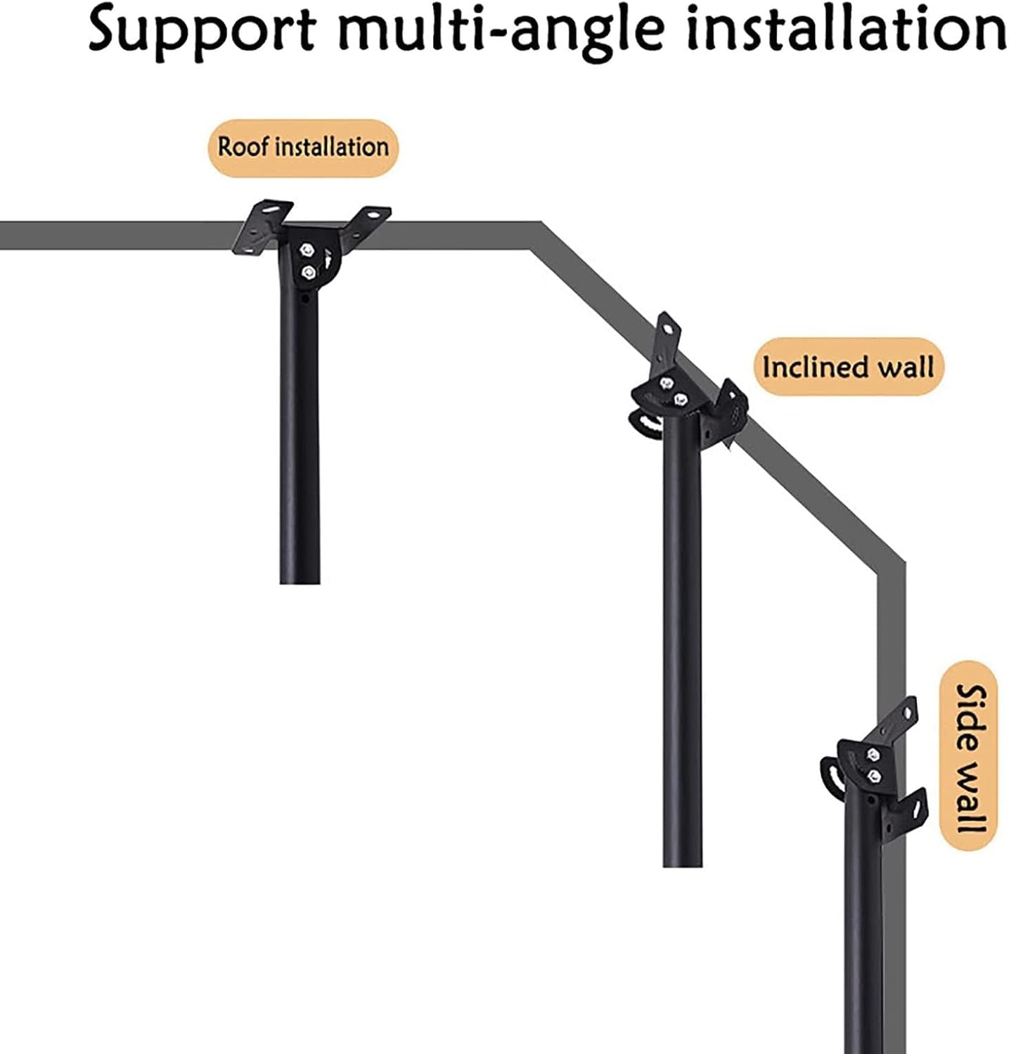 Support TV réglable - Rotation à 360° - Support TV inclinable pour la plupart des écrans LCD de 32 à 55 pouces - Élévateur TV électrique