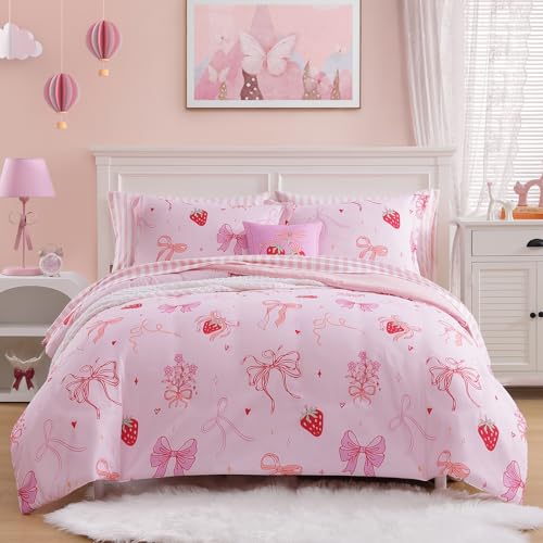 Image of Full Size Comforter Sets for Girls-7 Pieces Soft Full Size Bedding Sets