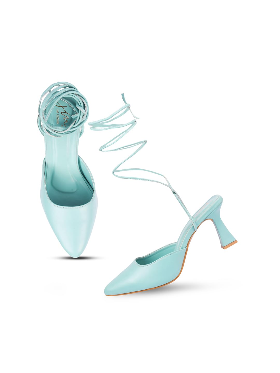 JM LOOKS Lace-Up Pointed Toe Kitten Heel Sandals: Stylish Comfort for Women and Girls (B0CWRYCZLP) Amazon Price History, Amazon Price Tracker