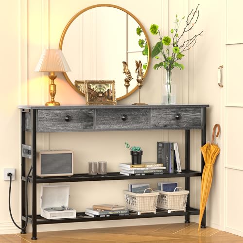 47 Inch Console Table with LED Light