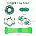 ZQFTZQ 8 Pcs Hand Fidget Toys for Adults Roller Bike Chain Figette Spinners Flippy Chain Mesh Marble and Spiky Sensory Rings Desk Silent Figits Toys for Teens Anxiety and Stress Relief Easter Toys