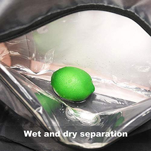 Sports Gym Bag, Workout Duffle Bag, Weekender Overnight Bag Handbag Gym Tote Bag with Trolley Sleeve (Pink)