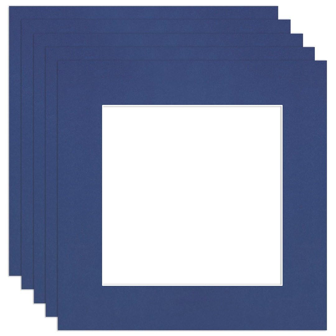 Procut Global 6x6" Blue Picture Mounts - Fits 4x4" Photo Size — image 1