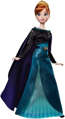 Miniatura 7 de Disney Muñeca oficial de Anna Story, Frozen, de 11 pulgadas, juguete totalmente posable con atuendo brillante, adecuado para edades de 3 años en