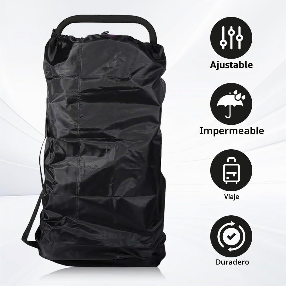 Mizikuu Bolsa de Viaje Universal para Coche, 114x39x33 cm - Bolsa de Transporte para Cochecitos y Sillas de Paseo - Ideal para Avión, Tren o Coche