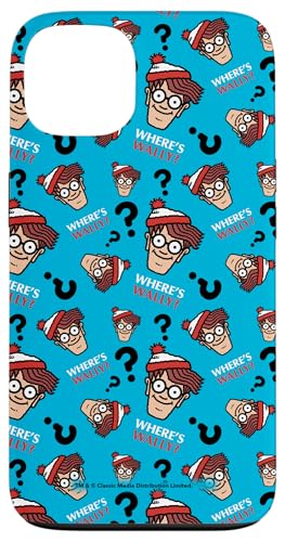 ウォーリーをさがせ Faces and Question Marks All-Over Print スマホケース iPhone 13 用