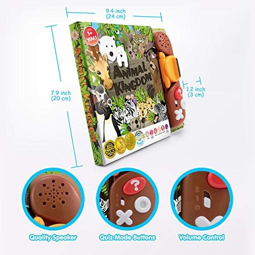 BEST LEARNING Book Reader Animal Kingdom - Educational Talking Sound Toy to Learn About Animals with Quiz Games for Kids Ages 3 to 8 Years Old 6 51ZpK2J7gpL. AC