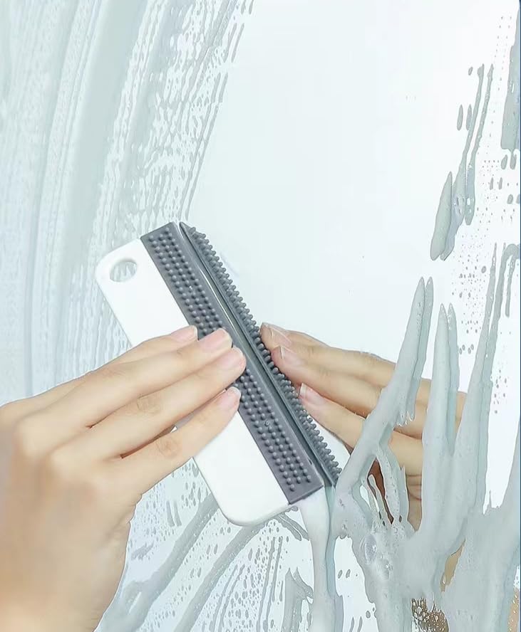 Image of Glass Squeegee, Handleless Design, Thinner, Easier to Store and Portable, Suitable for Glass, Mirrors, Bathrooms, Car Windshields