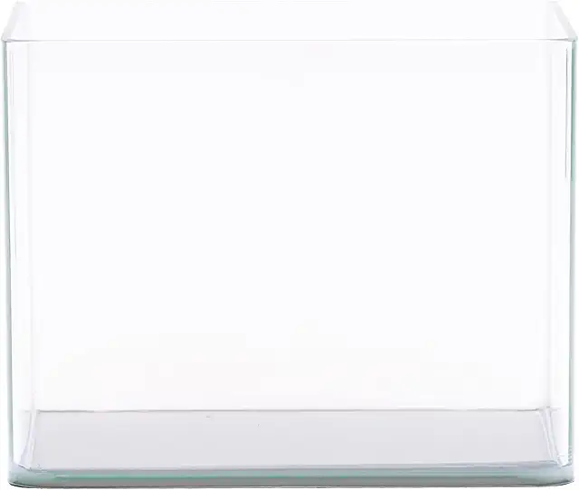 Curved Garden Tank Pico Nano Aquarium aus Glas | Helglas Terrarium | 5 Liter