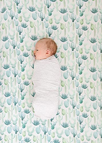 Premium Fitted Knit Crib Sheet/Toddler Sheet Desert By Copper Pearl #TOP3