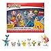 Bandai – Pokémon – Pack de 8 Figuras Olas 5: Pikachu, Flambino, Ouistempo, Larmelon, Rondou, Osselait, Aquali y Magicarpe – WT00049