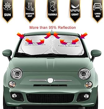 Pare Soleil De Voiture Couverture De Pare Soleil De Pare Brise Pour Fiat 500 Argo Bravo Doblo Ducato Freemont Idee Idee Linea Panda Panda Punto Seicento Siena Accessoires Pare Soleil Pare Brise Amazon Fr Auto Et Moto