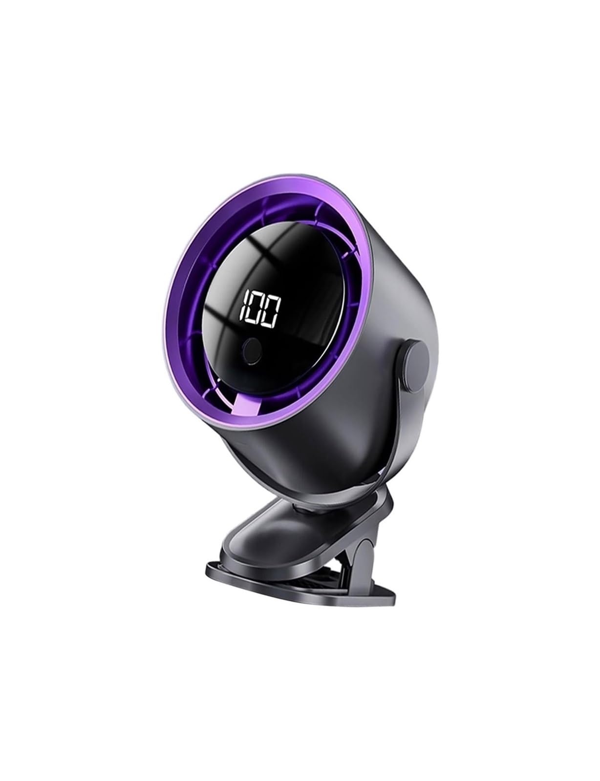 FGJsfhrDTU Portable Fan, 3 100 Adjustable Speeds USB for Bedroom Travel Essentials (120) Car Desk Quiet Airflows(Black)