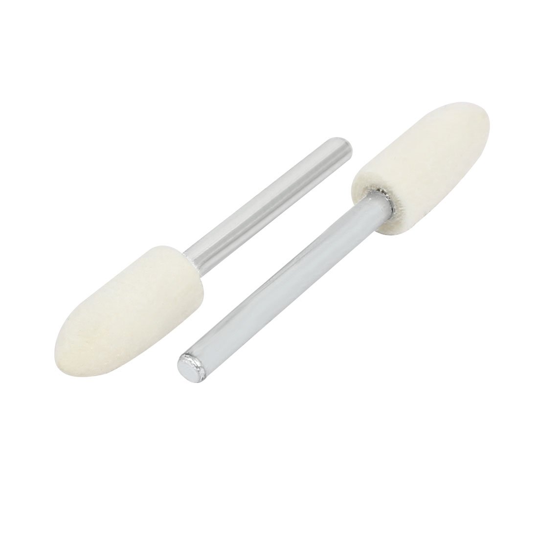 Aexit 3mm Straight Abrasives Drill Hole 6mm Dia Cone Head Felt Mounted Points Polishing Tool 12pcs Model:74as149qo528