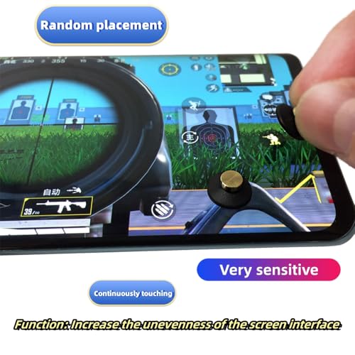 Joystick para teléfono (10 uds) con 6 botones de pantalla táctil y 4 guantes de dedo 4