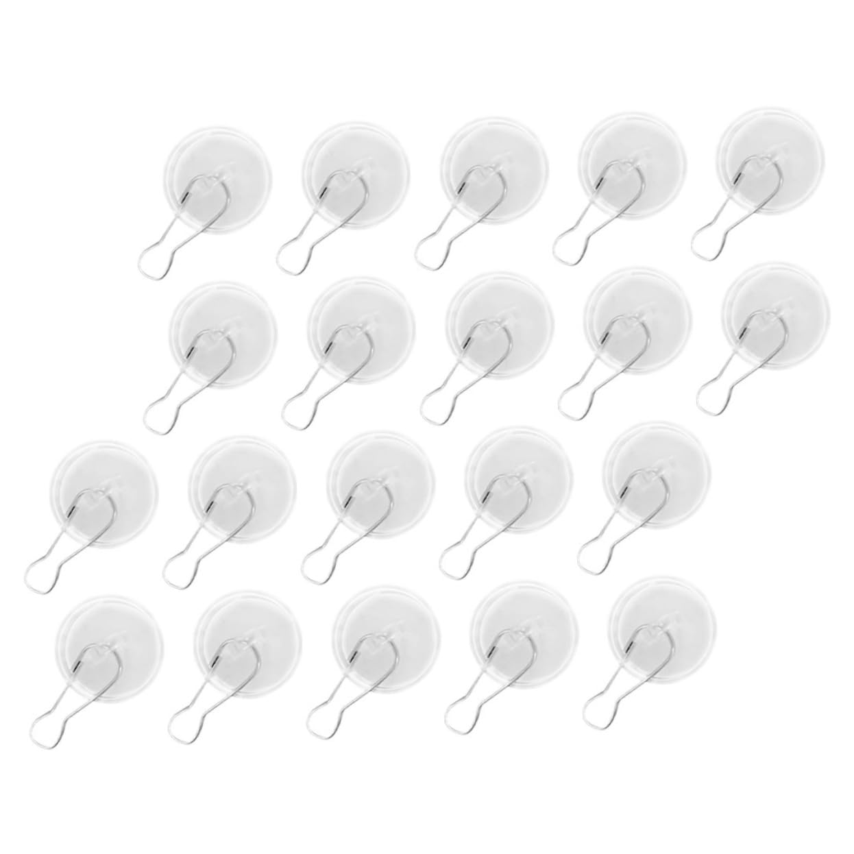 40piezas Ganchos Adhesivos De Techo Transparentes De Resistente y Duradero Para Decoraciones Techos y Paredes Sin Taladro Carga Sostenida Alta