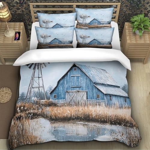 Housse de couette lion hypoallergénique en microfibre résistante 3D - 5