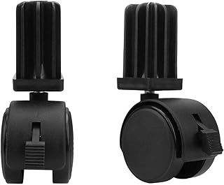 HEEZOU 2/4 Piezas Rueda Rueda Rueda Rueda Parrilla Rueda Parrilla para Parrillas Asegurando Movimiento Y Bloqueo Seguro