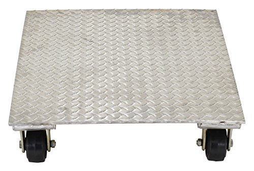 Dolly de placa de aluminio Vestil VPLDO/A-2430 1200 lb capacidad miniatura 3