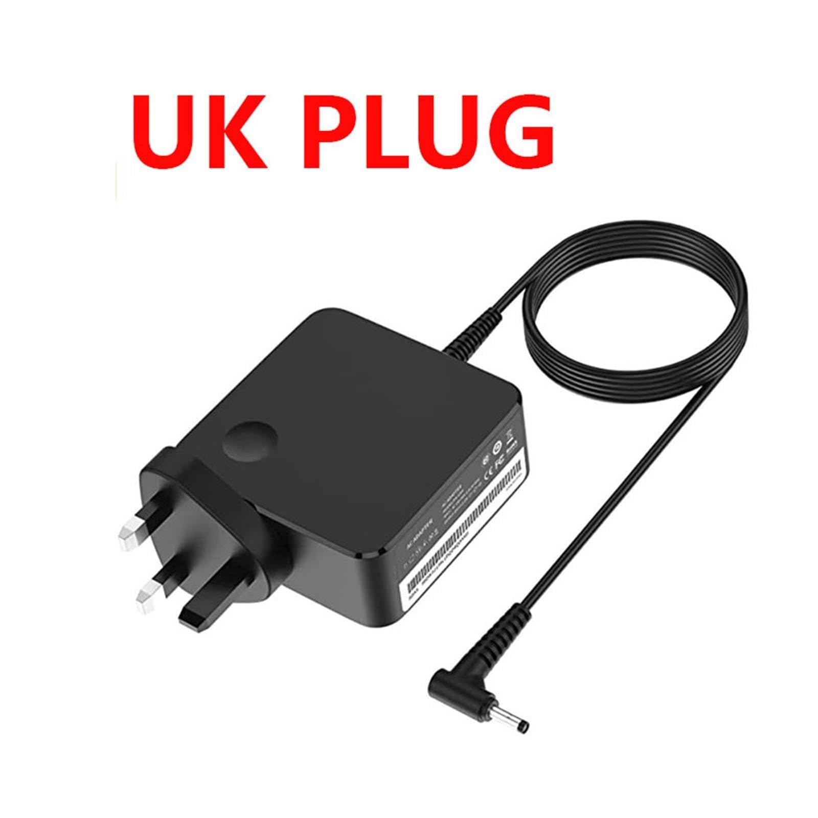 Cargador De Vuelta for Adaptador, Compatible con IdeaPad,310 320 3-15itl6-14itl6 Yoga 520 14ikb E580 Redmibook 13 14, 20V, 3,25a, 65W, 4,0x1,7 MM(UK Plug)