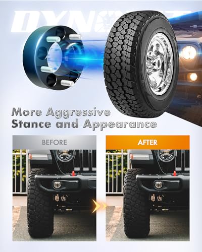 Dynofit FF-004BK 5X4.5 Wheel Spacers For Xj Kj Kk Tj Zj Kj Kk thumb #6