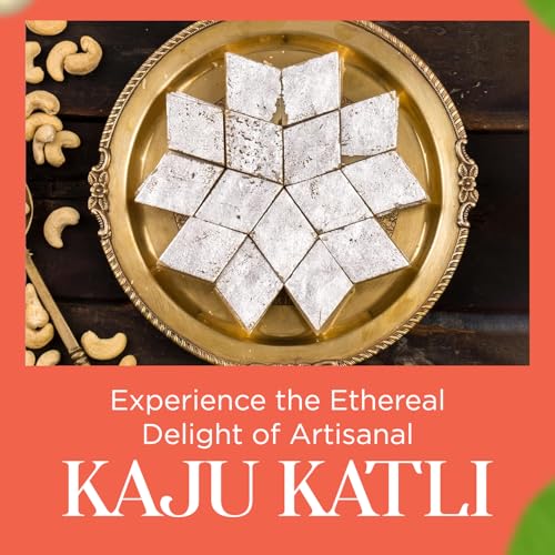 Image of ASHA SWEETS Premium Handcrafted Kaju Katli (Pack of 1x250gm) |Authentic Indian Cashew Barfi Made With Fresh Cashew|Premium Sweets Gift Box| For Any Occasion and Celebration