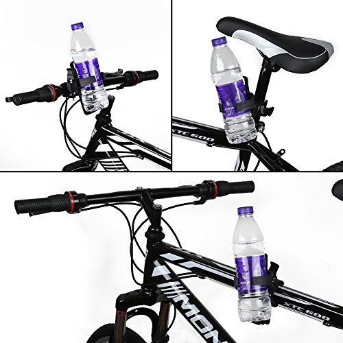 image for Accmor Bike Water Bottle Holders No Screws, Universal Bike Cup Holder,
