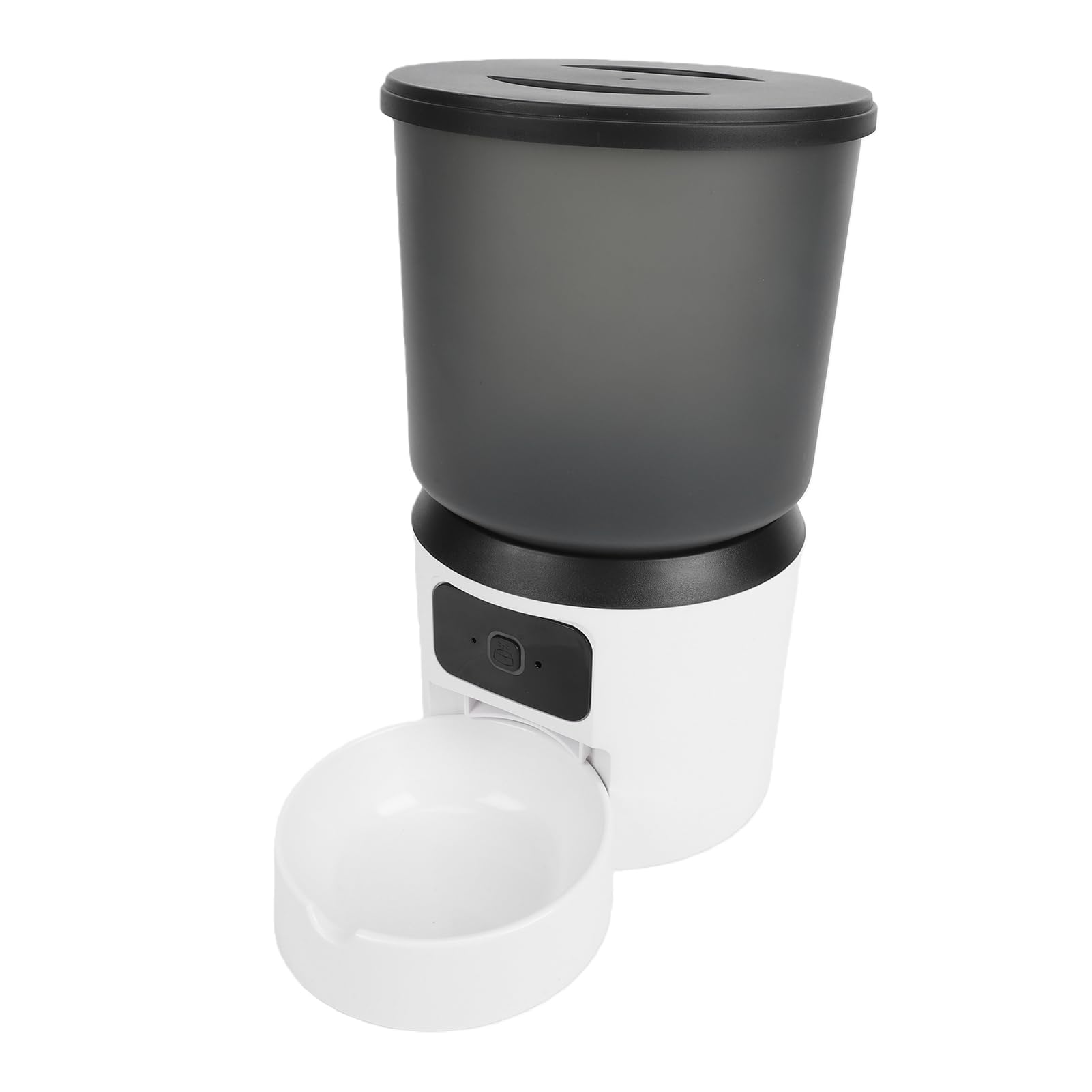 Zunate Alimentatore per Alimenti per Animali Domestici Controllato Tramite WiFi, Grande capacità da 4 Litri, con Indicatore LED per Esigenze di Alimentazione Automatica