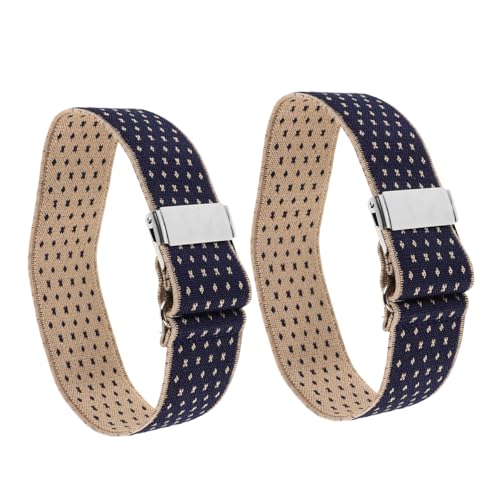 TOVINANNA 1 Pair Anti-slip Shirt Cuffs for Men Women Elastic Sleeve Bands for Dress Shirt Golf Rugby Comfortable Slip Sleeve Holders
