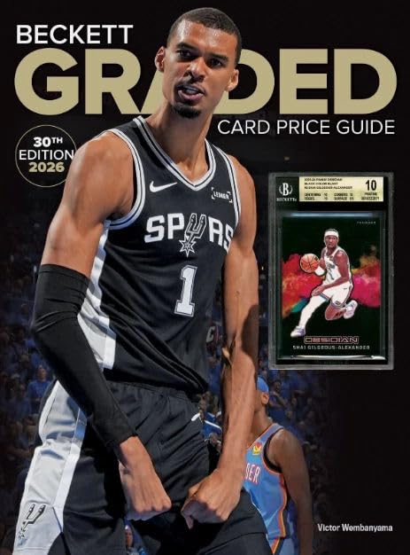 beckett graded cards for sale Amazon.com: 2026 Beckett Graded Card Price Guide (30th edition/V.  Wembanyama cover) : Toys & Games