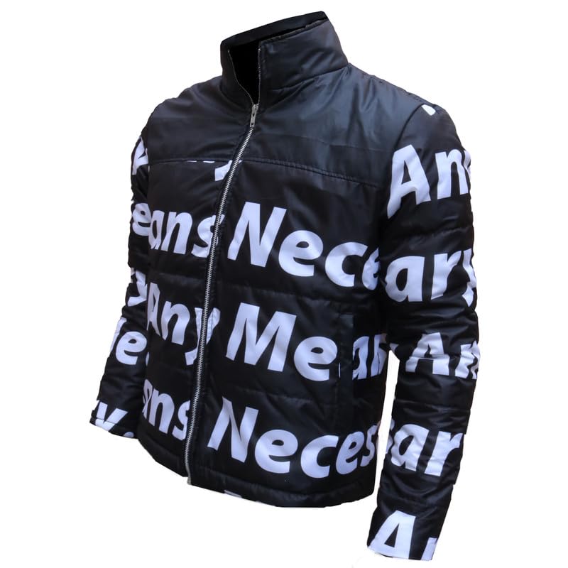 Dragon Bomber Ball Z Jacket - Black and Orange Cotton Windbreaker Lightweight Cosplay Jacket3