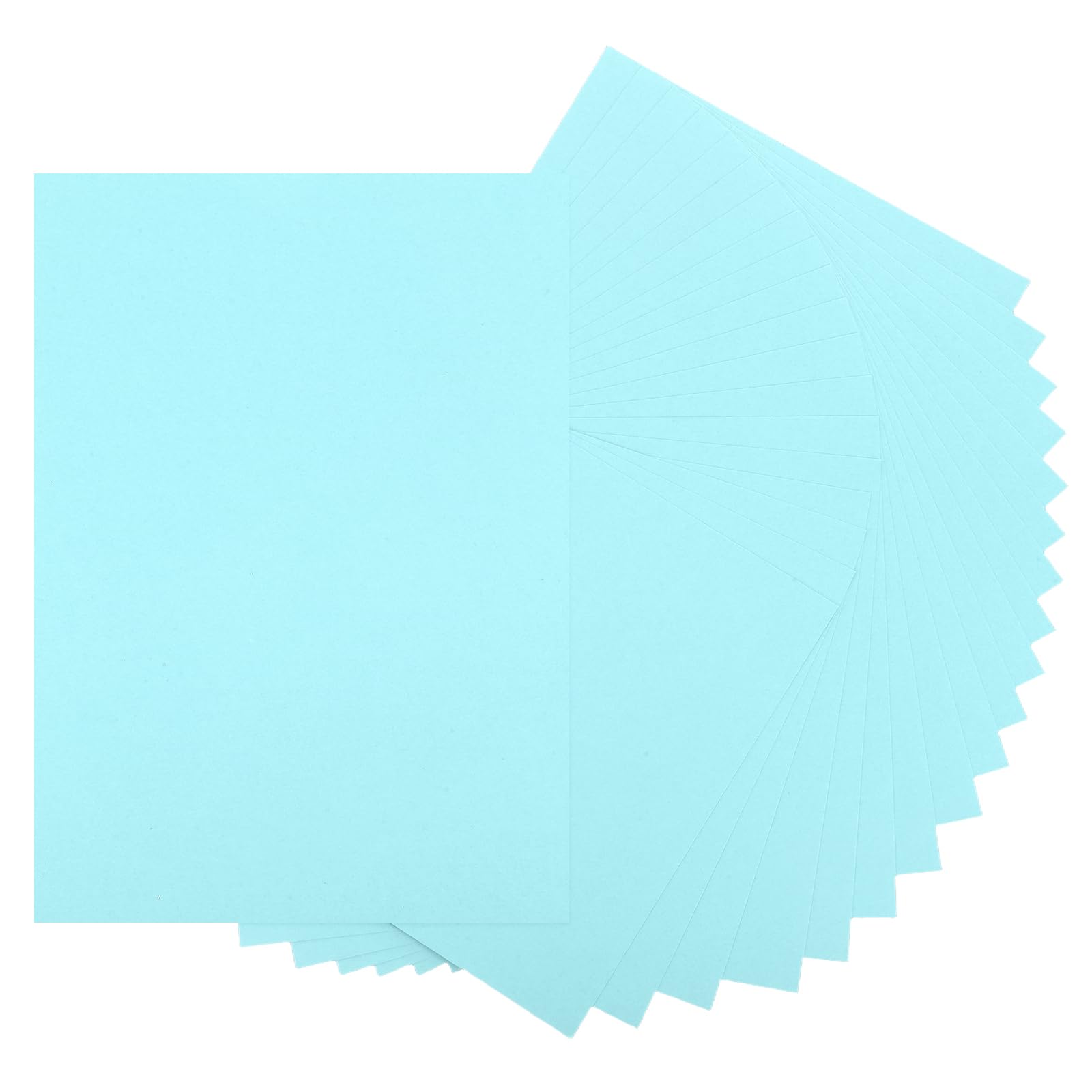 sourcing map 20 Sheets Light Blue Cardstock Printer Paper 8.5" x 11" A4 Thick Paper Sheet 250gsm/170lb Bulk Card Stock for Printer DIY Scrapbook Menus Cards Invitations and Crafts