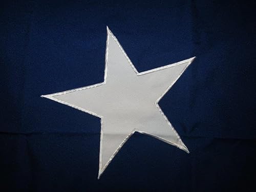 Miniatura 4 de Premium 3x5 Embroidered Sewn Chile Synthetic Cotton Flag 3'x5' Grommets 3 Clips