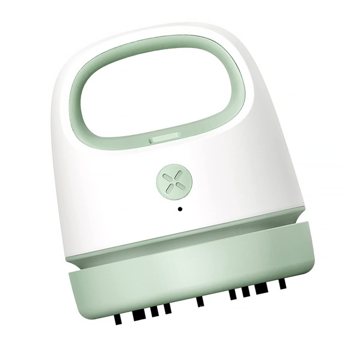 Aspirapolvere Portatile da Tavolo Mini Aspiratore senza Fili Design Ergonomico per Pulire Polvere e Peli in Abs su Scrivania o Auto