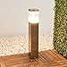 Produktbild Lindby Edelstahl LED Sockelleuchte außen, Höhe: 50cm, Sockellampe Garten IP44, inkl. 1x10W LED Leuchtmittel A+ fest verbaut, warmweiß (3.000K), Wegeleuchte, Aussenleuchte
