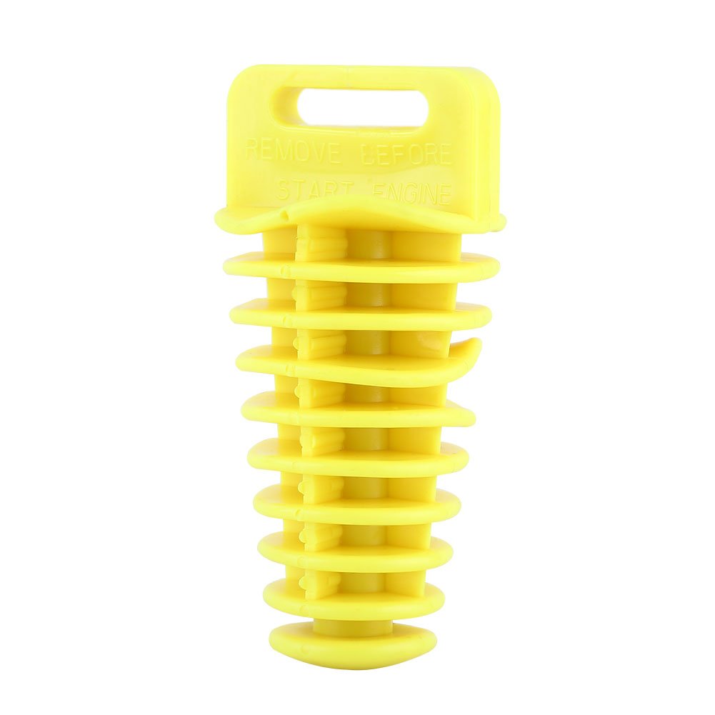 Tappo Per Silenziatore Moto Dirt Bike ATV Quad - Gomma, Verde, Lunghezza 10 Cm, Adatto Per 2 E 4 Tempi